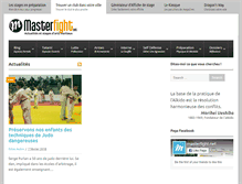 Tablet Screenshot of masterfight.net